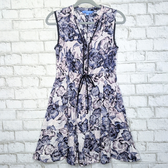 Simply Vera Wang Floral Dress A-Line Medium - Picture 3 of 7